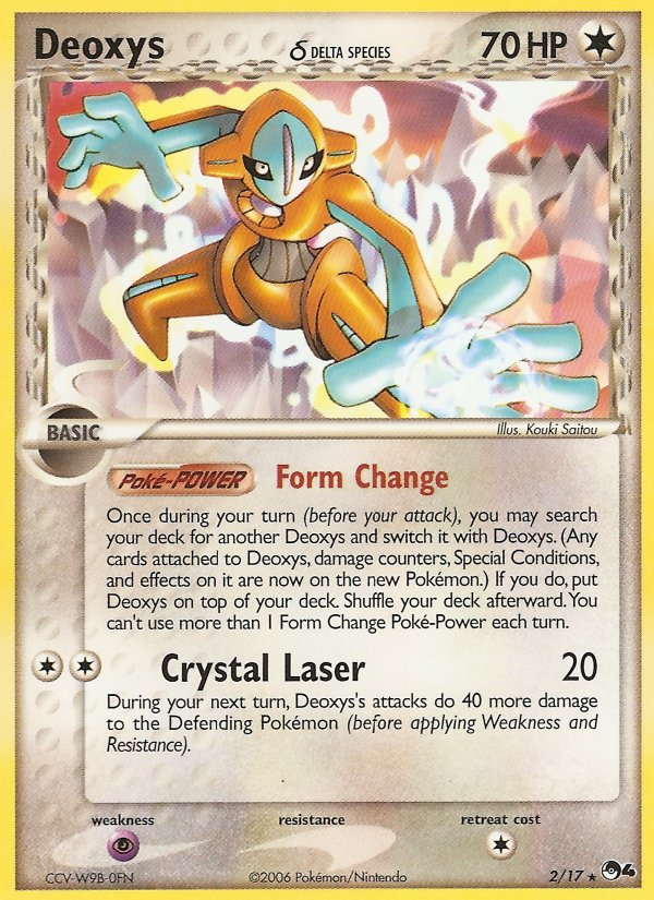 Deoxys (2/17) (Delta Species) [POP Series 4] | Galaxy Games LLC