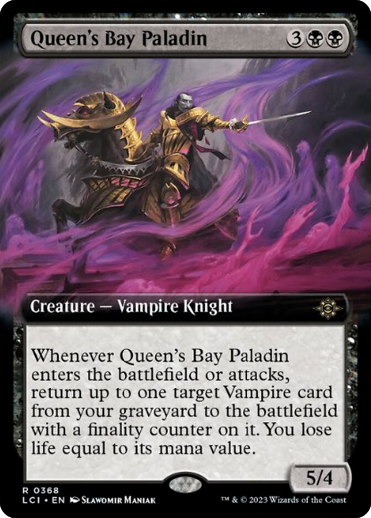 Queen's Bay Paladin (Extended Art) [The Lost Caverns of Ixalan] | Galaxy Games LLC