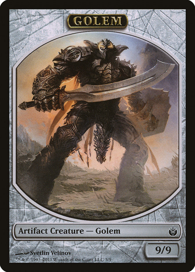 Golem Token [Mirrodin Besieged Tokens] | Galaxy Games LLC