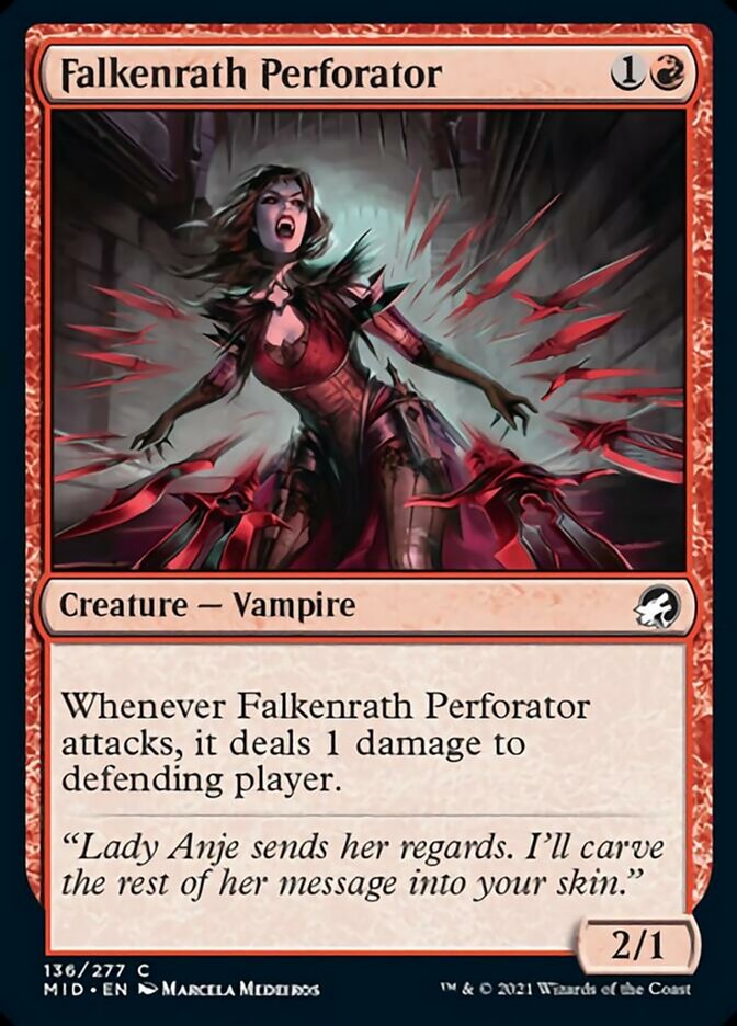 Falkenrath Perforator [Innistrad: Midnight Hunt] | Galaxy Games LLC