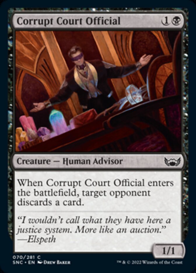 Corrupt Court Official [Streets of New Capenna] | Galaxy Games LLC