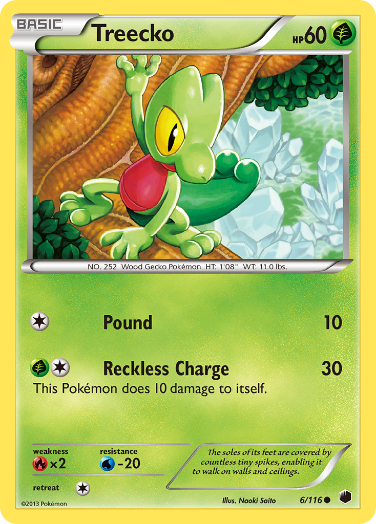 Treecko (6/116) [Black & White: Plasma Freeze] | Galaxy Games LLC