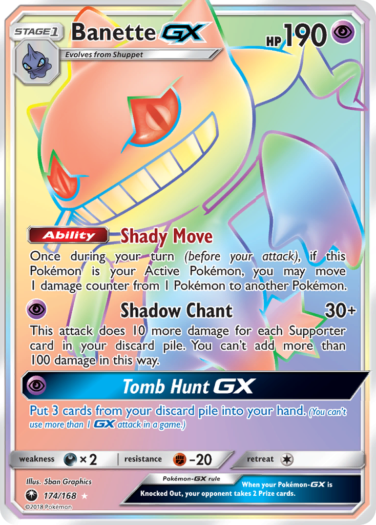 Banette GX (174/168) [Sun & Moon: Celestial Storm] | Galaxy Games LLC