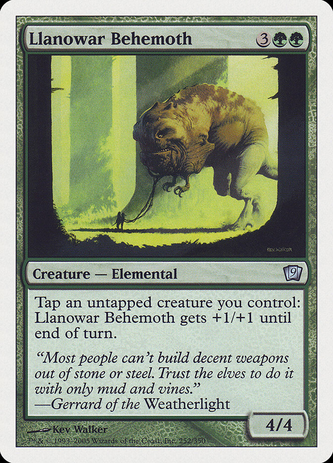 Llanowar Behemoth [Ninth Edition] | Galaxy Games LLC