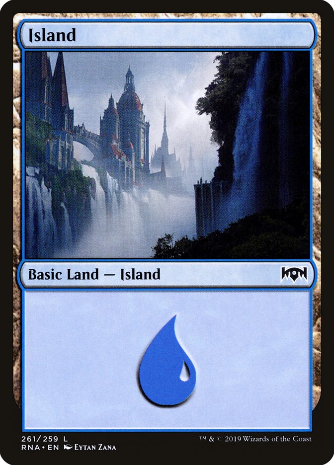 Island (261) [Ravnica Allegiance] | Galaxy Games LLC