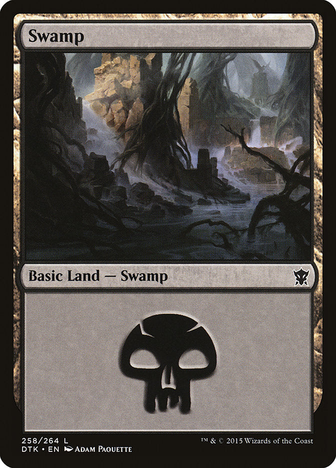 Swamp (258) [Dragons of Tarkir] | Galaxy Games LLC