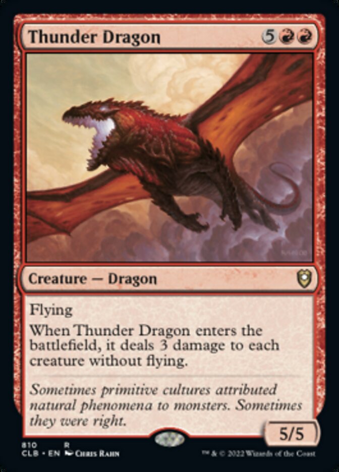 Thunder Dragon [Commander Legends: Battle for Baldur's Gate] | Galaxy Games LLC