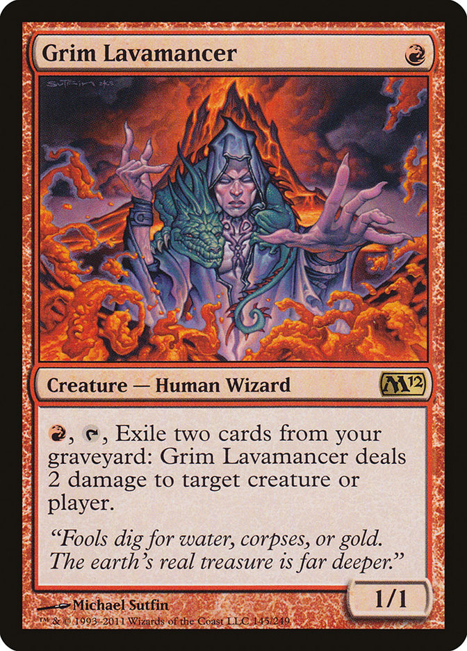 Grim Lavamancer [Magic 2012] | Galaxy Games LLC
