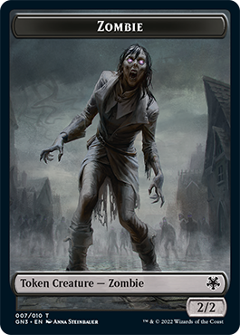 Zombie // Angel Double-Sided Token [Game Night: Free-for-All Tokens] | Galaxy Games LLC