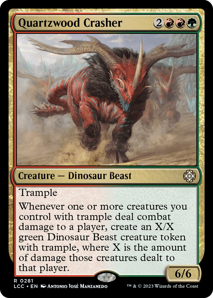 Quartzwood Crasher [The Lost Caverns of Ixalan Commander] | Galaxy Games LLC