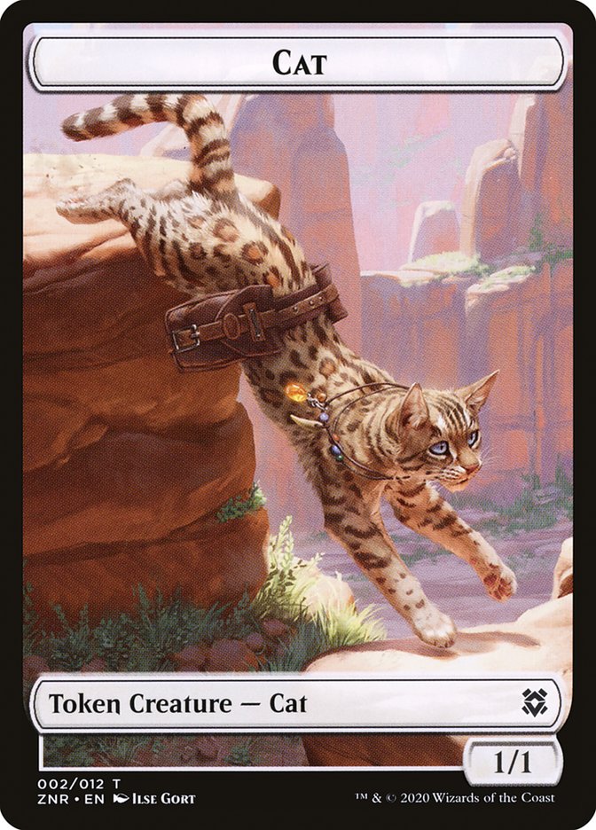 Cat Token [Zendikar Rising Tokens] | Galaxy Games LLC