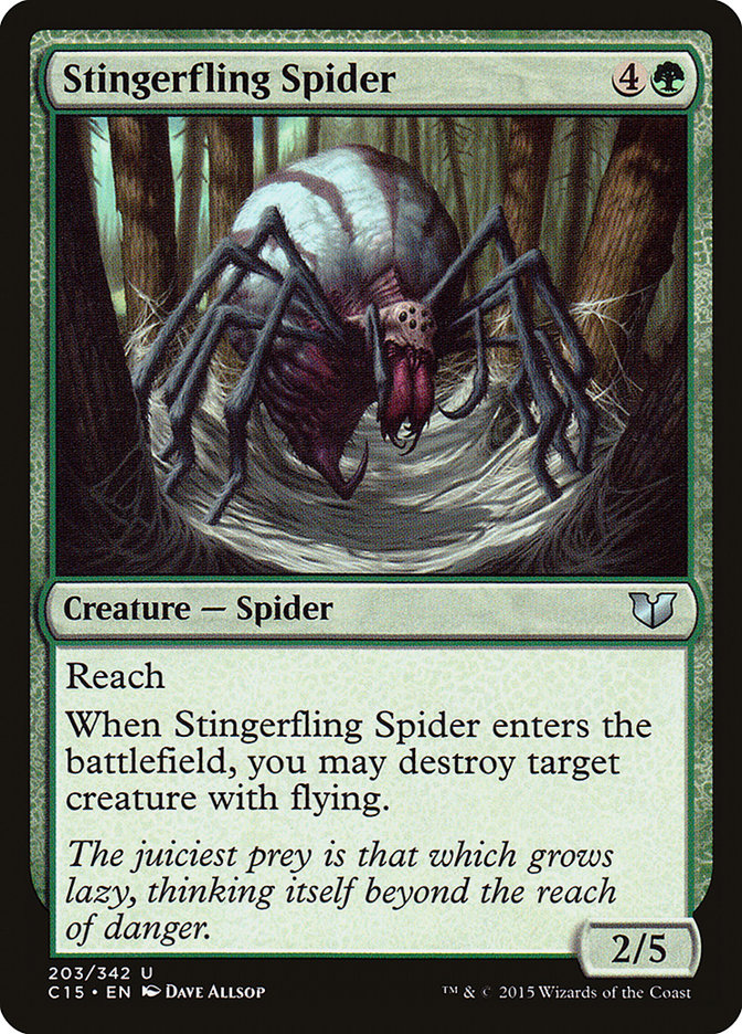 Stingerfling Spider [Commander 2015] | Galaxy Games LLC