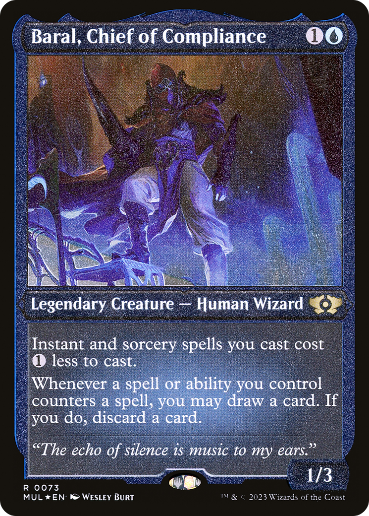 Baral, Chief of Compliance (Foil Etched) [Multiverse Legends] | Galaxy Games LLC