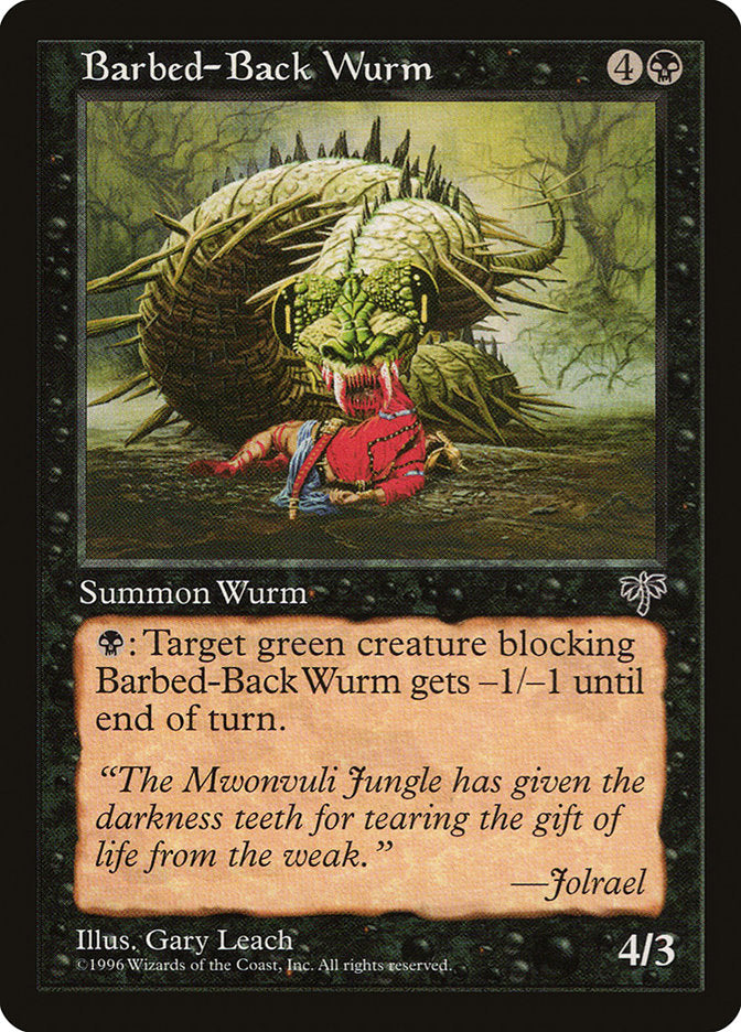 Barbed-Back Wurm [Mirage] | Galaxy Games LLC