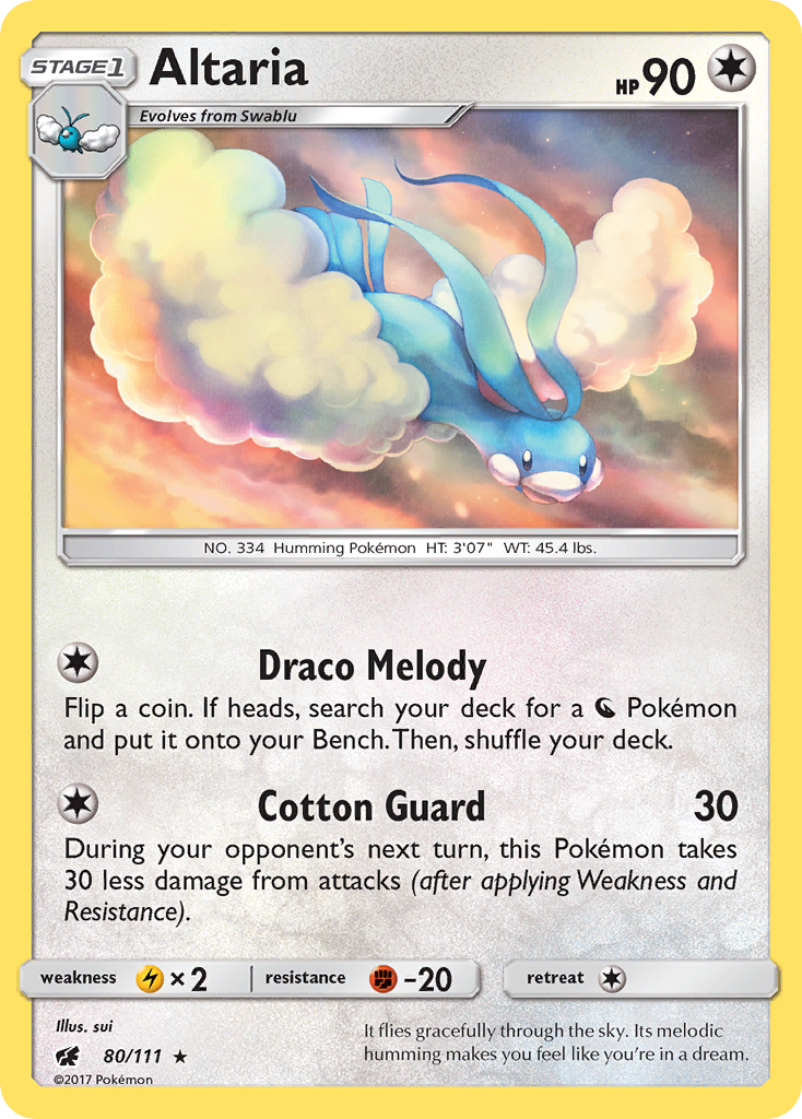 Altaria (80/111) [Sun & Moon: Crimson Invasion] | Galaxy Games LLC