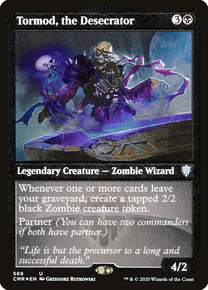 Tormod, the Desecrator (Etched) [Commander Legends] | Galaxy Games LLC