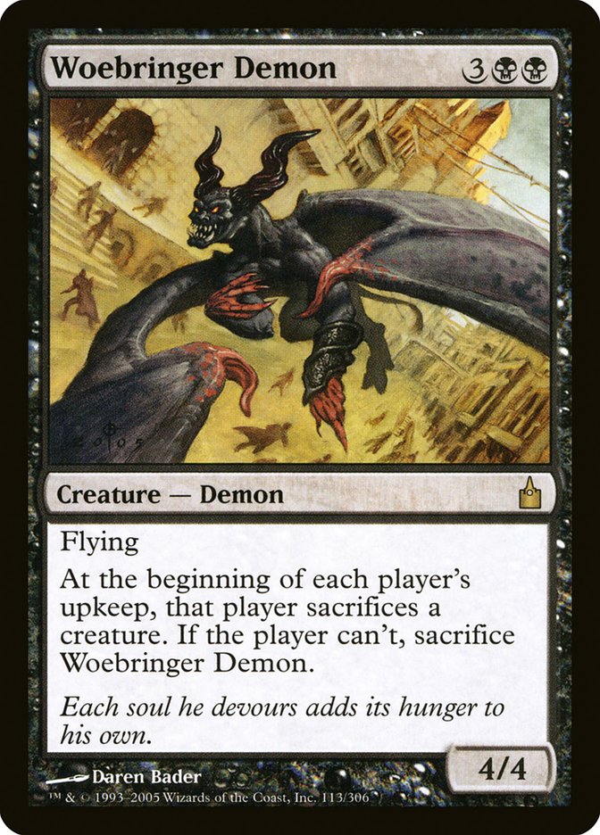 Woebringer Demon [Ravnica: City of Guilds] | Galaxy Games LLC