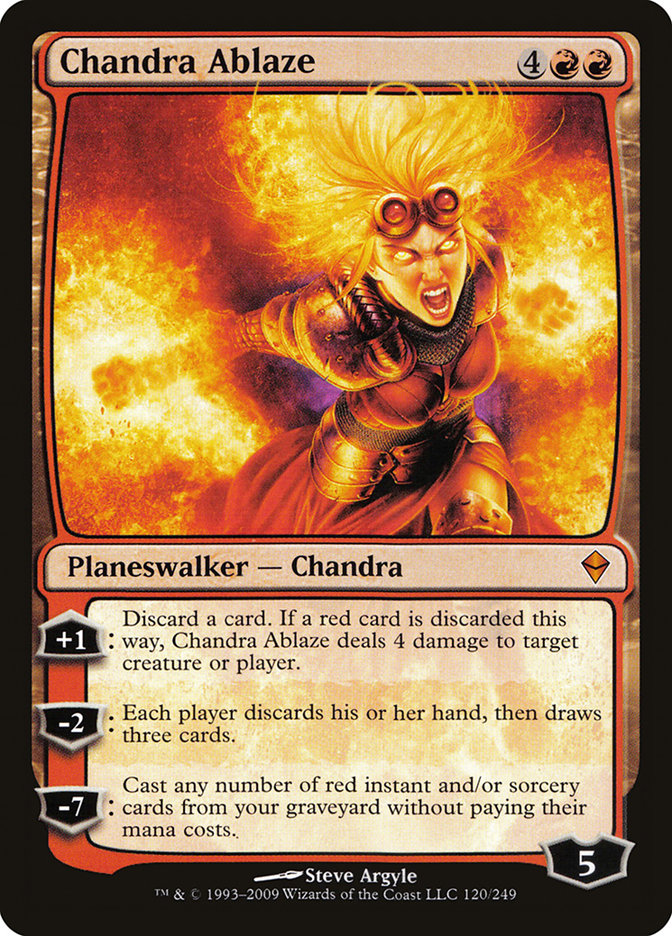 Chandra Ablaze [Zendikar] | Galaxy Games LLC