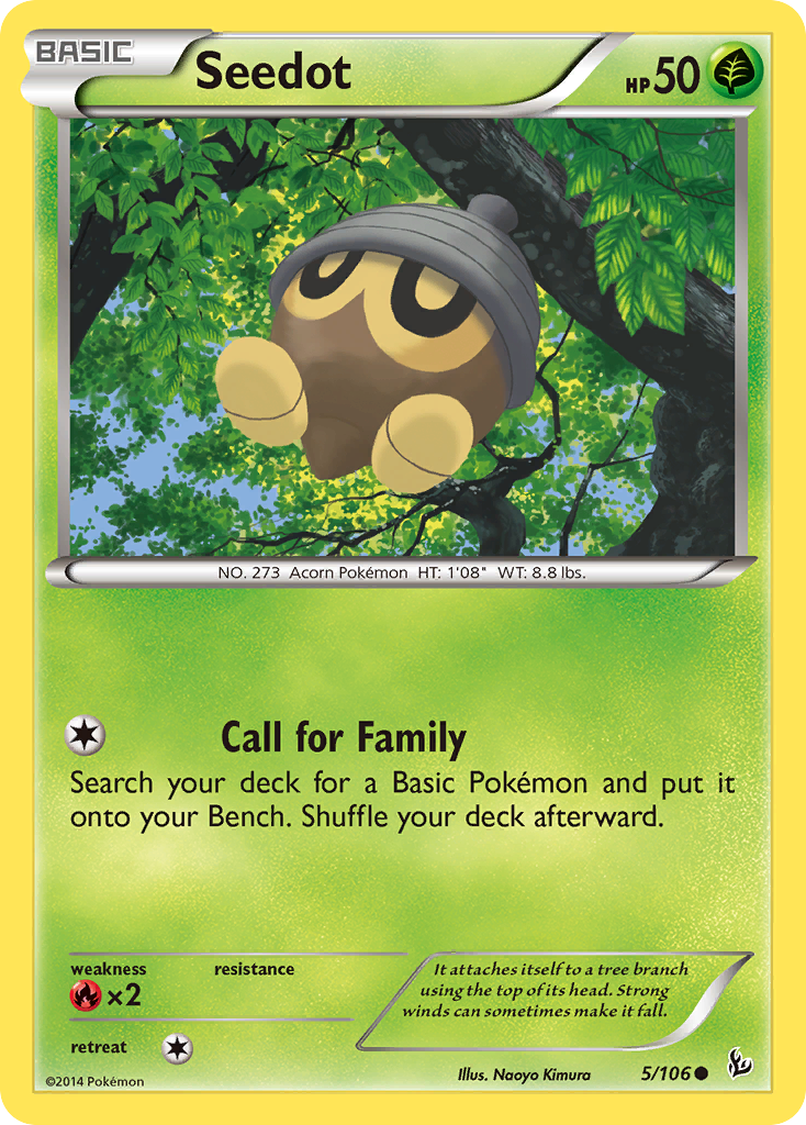 Seedot (5/106) [XY: Flashfire] | Galaxy Games LLC