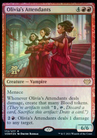 Olivia's Attendants [Innistrad: Crimson Vow Prerelease Promos] | Galaxy Games LLC