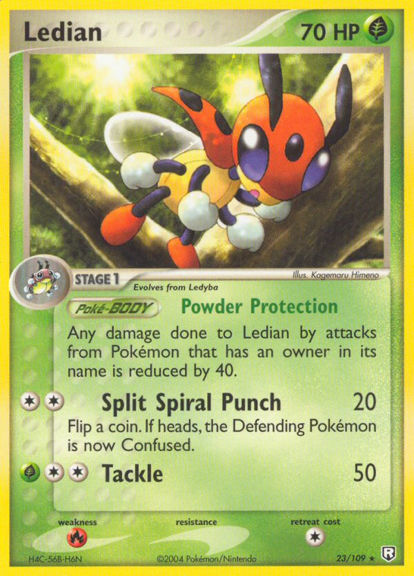 Ledian (23/109) [EX: Team Rocket Returns] | Galaxy Games LLC