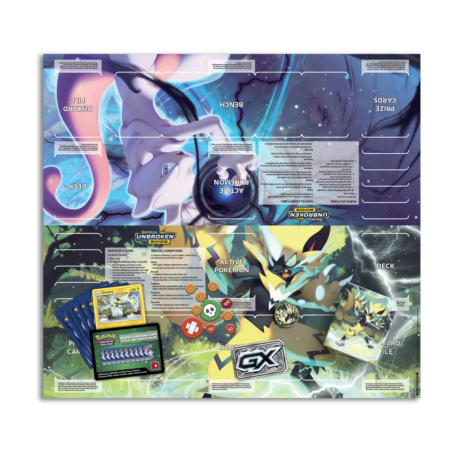 Sun & Moon: Unbroken Bonds - Theme Deck (Battle Mind) | Galaxy Games LLC