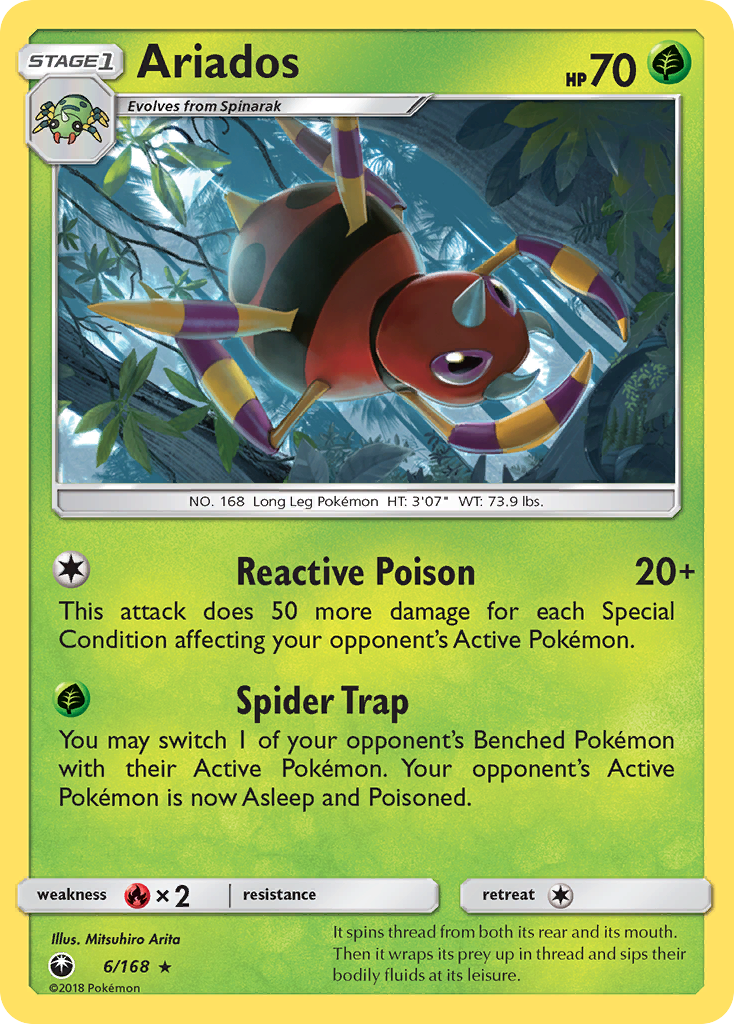 Ariados (6/168) [Sun & Moon: Celestial Storm] | Galaxy Games LLC