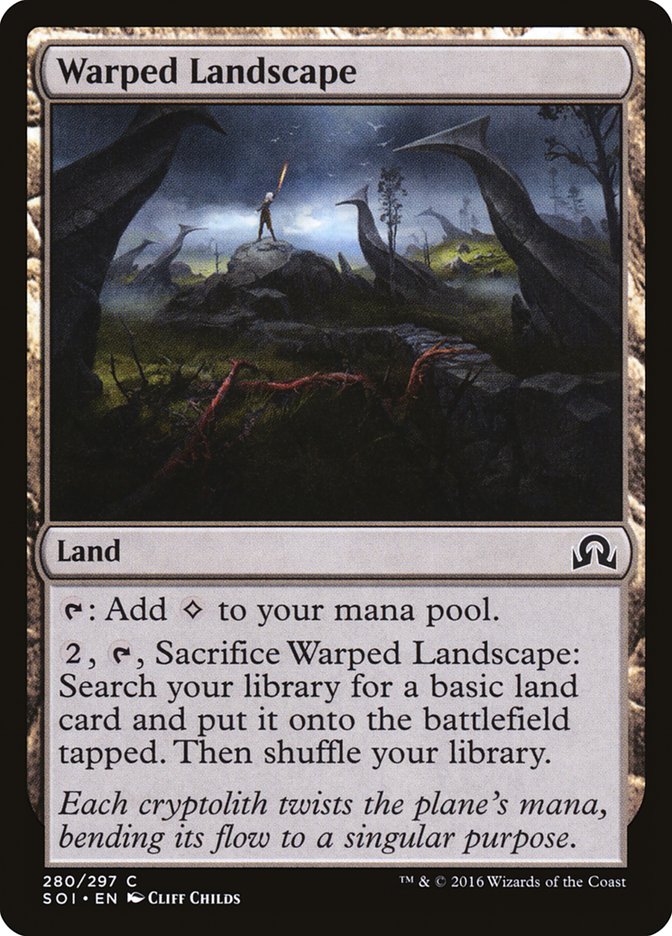 Warped Landscape [Shadows over Innistrad] | Galaxy Games LLC