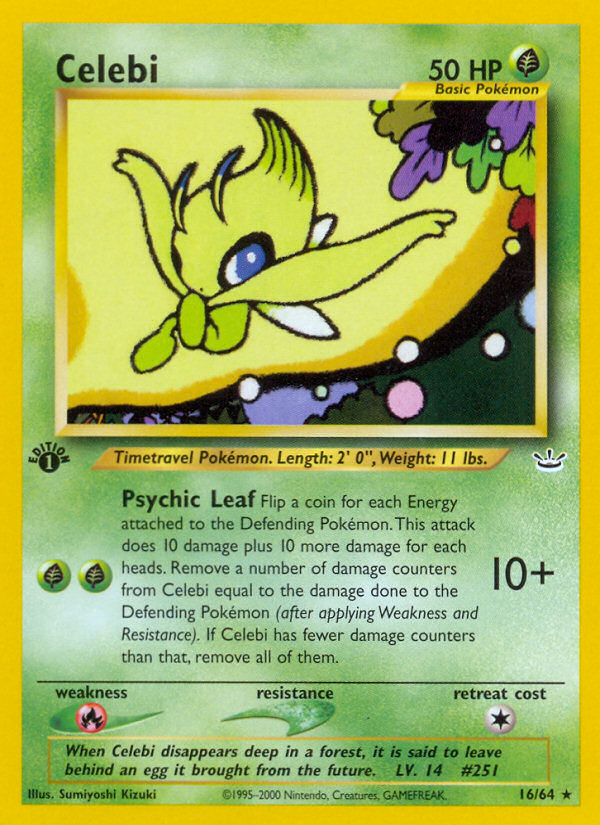 Celebi (16/64) [Neo Revelation 1st Edition] | Galaxy Games LLC