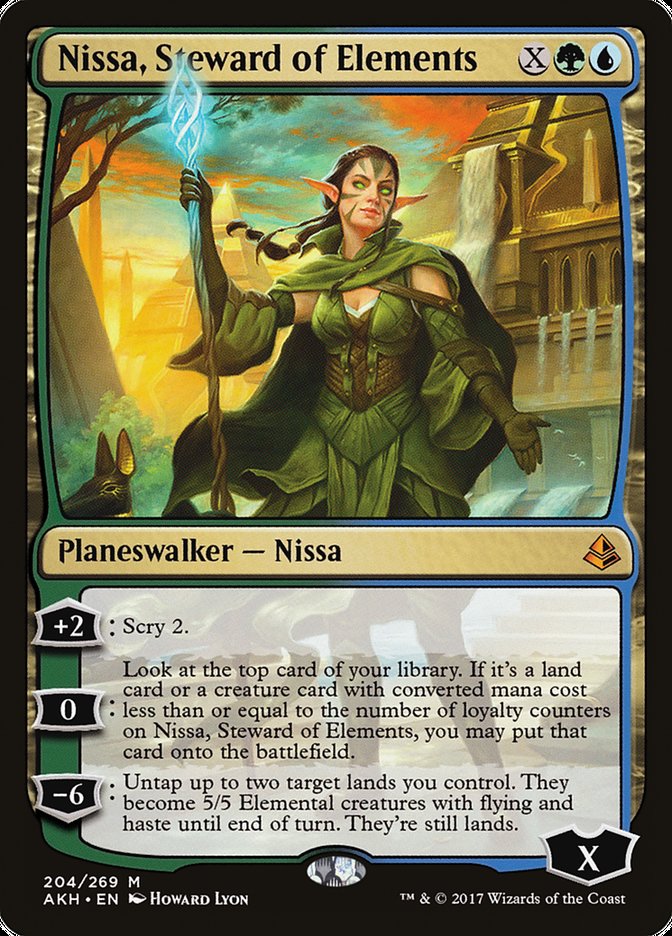 Nissa, Steward of Elements [Amonkhet] | Galaxy Games LLC