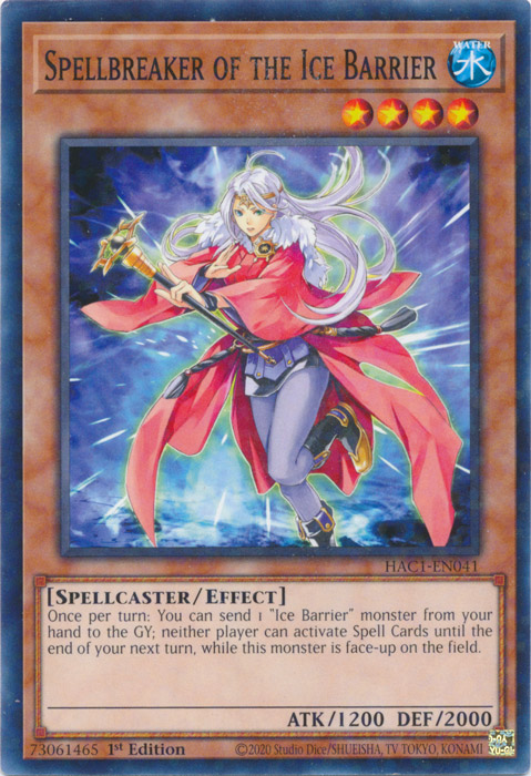 Spellbreaker of the Ice Barrier (Duel Terminal) [HAC1-EN041] Common | Galaxy Games LLC