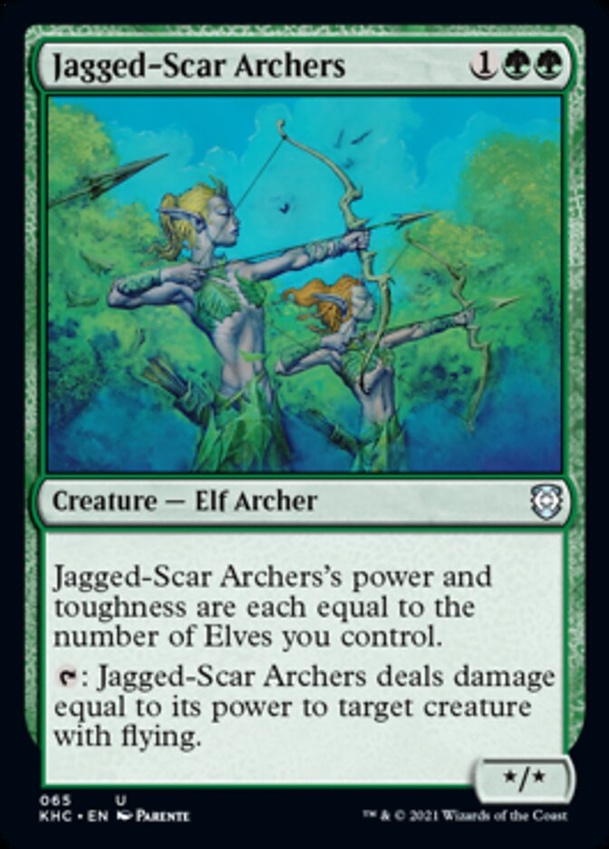 Jagged-Scar Archers [Kaldheim Commander] | Galaxy Games LLC