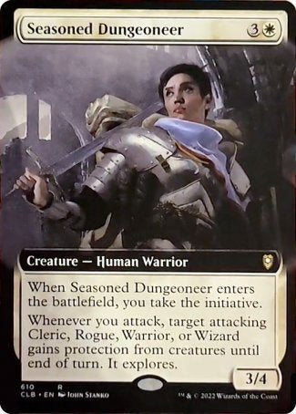Seasoned Dungeoneer (Extended Art) [Commander Legends: Battle for Baldur's Gate] | Galaxy Games LLC