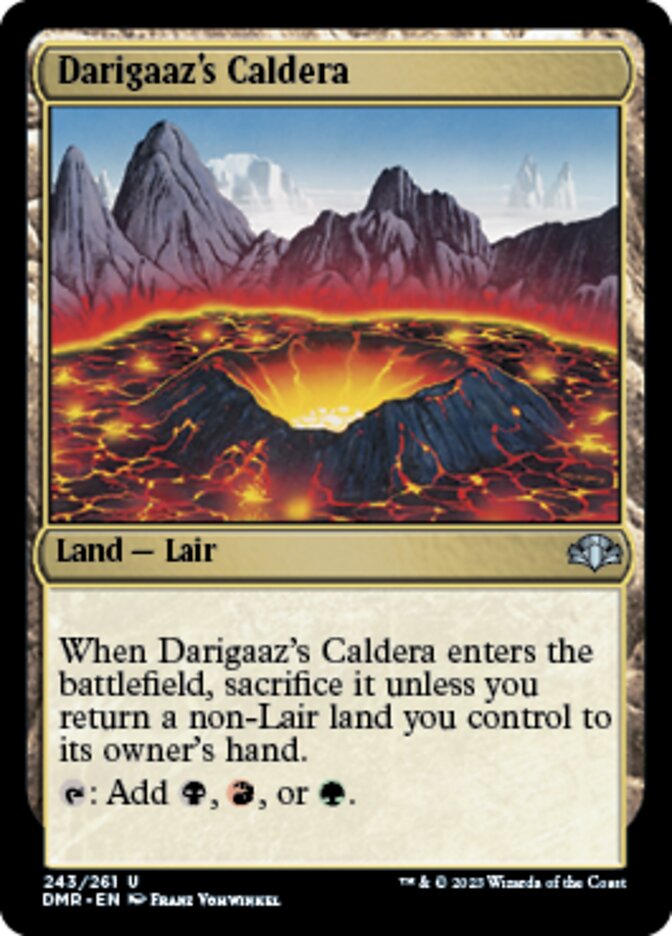 Darigaaz's Caldera [Dominaria Remastered] | Galaxy Games LLC