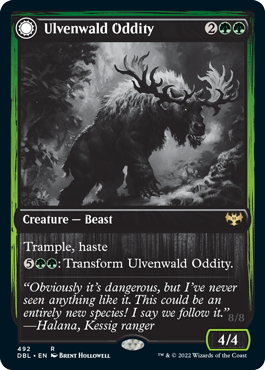 Ulvenwald Oddity // Ulvenwald Behemoth [Innistrad: Double Feature] | Galaxy Games LLC