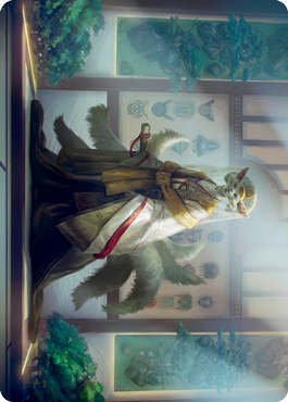 Light-Paws, Emperor's Voice Art Card [Kamigawa: Neon Dynasty Art Series] | Galaxy Games LLC
