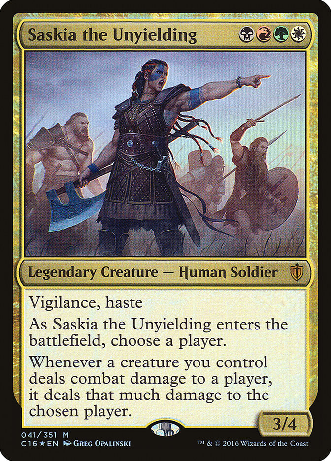 Saskia the Unyielding [Commander 2016] | Galaxy Games LLC