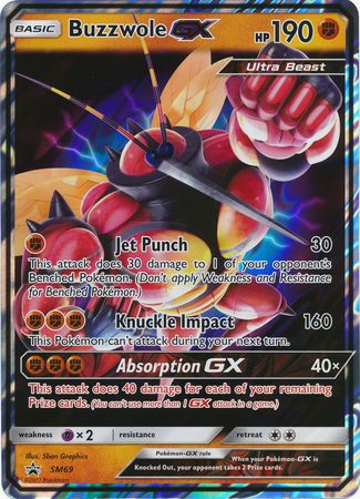 Buzzwole GX (SM69) (Jumbo Card) [Sun & Moon: Black Star Promos] | Galaxy Games LLC