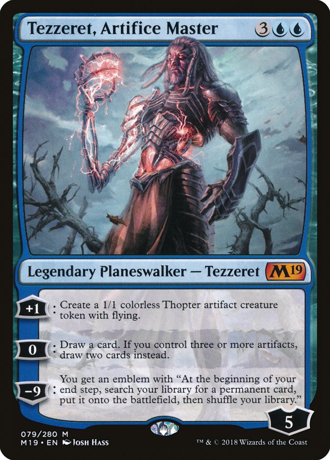 Tezzeret, Artifice Master [Core Set 2019] | Galaxy Games LLC