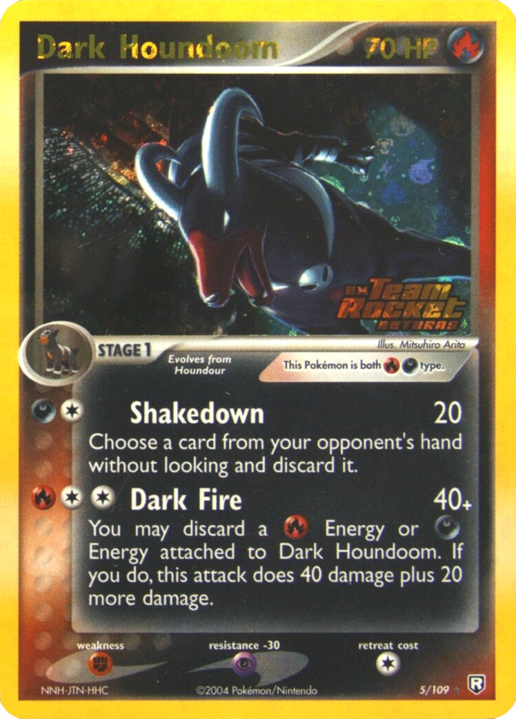 Dark Houndoom (5/109) (Stamped) [EX: Team Rocket Returns] | Galaxy Games LLC