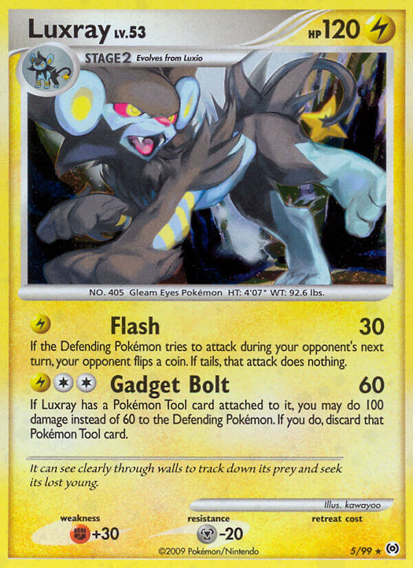 Luxray (5/99) (Theme Deck Exclusive) [Platinum: Arceus] | Galaxy Games LLC