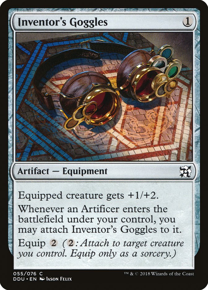 Inventor's Goggles [Duel Decks: Elves vs. Inventors] | Galaxy Games LLC