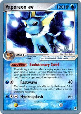 Vaporeon ex (110/113) (Eeveelutions - Jimmy Ballard) [World Championships 2006] | Galaxy Games LLC