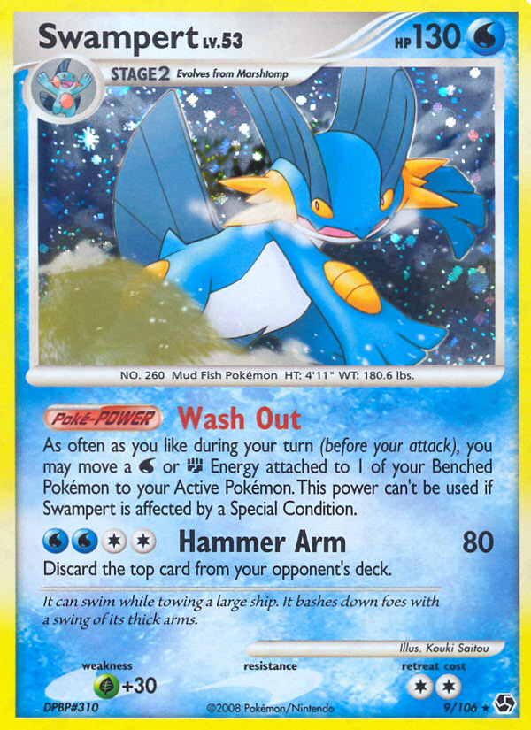 Swampert (9/106) [Diamond & Pearl: Great Encounters] | Galaxy Games LLC