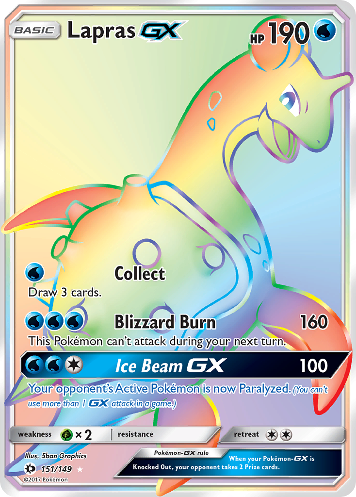 Lapras GX (151/149) [Sun & Moon: Base Set] | Galaxy Games LLC