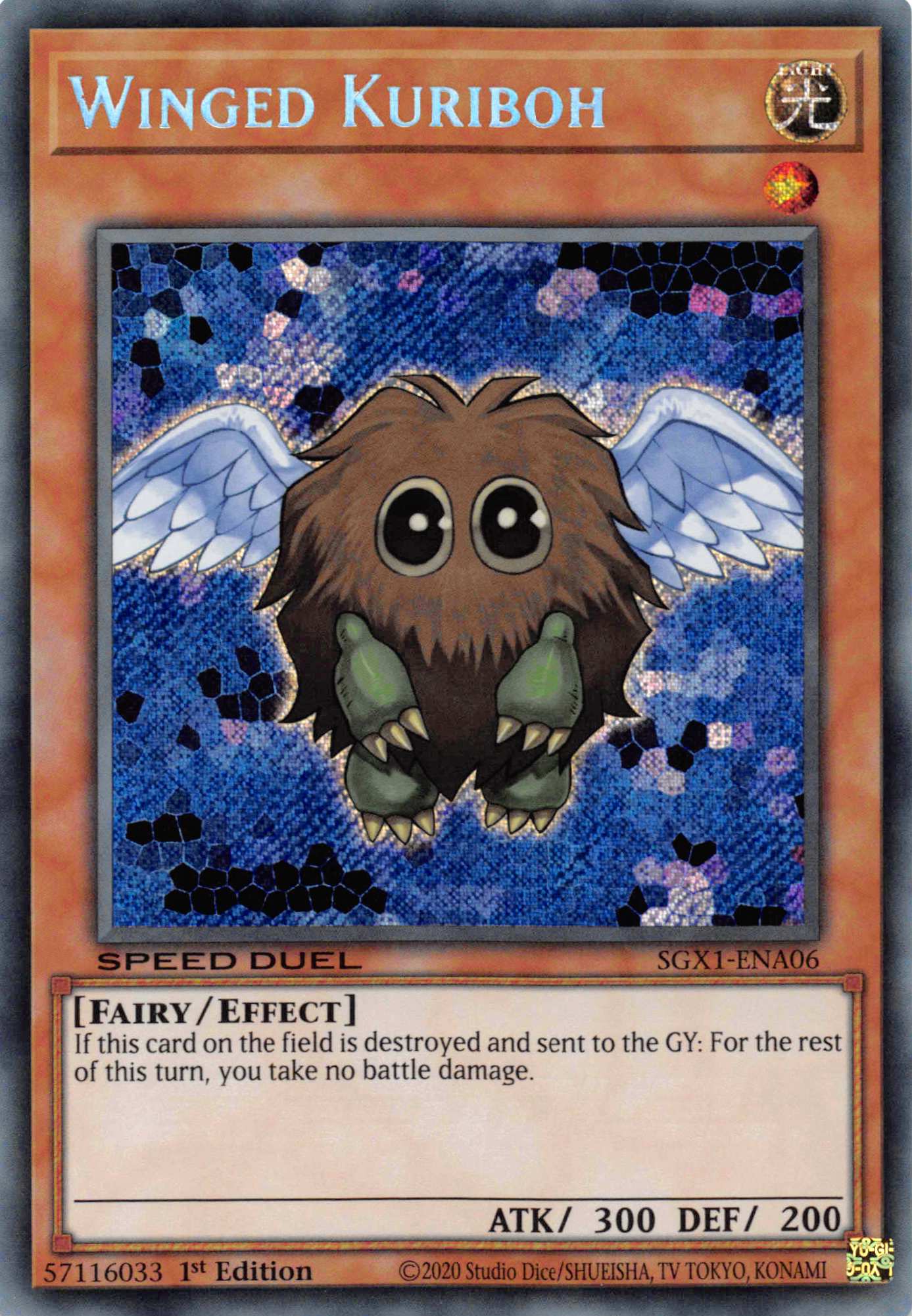 Winged Kuriboh [SGX1-ENA06] Secret Rare | Galaxy Games LLC