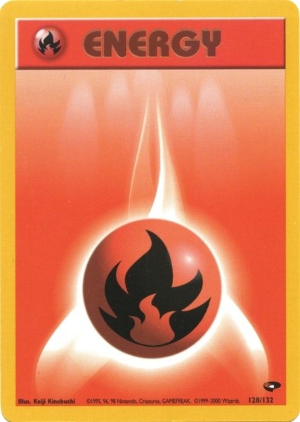 Fire Energy (128/132) [Gym Challenge Unlimited] | Galaxy Games LLC
