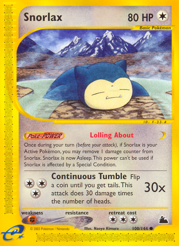 Snorlax (100/144) [Skyridge] | Galaxy Games LLC