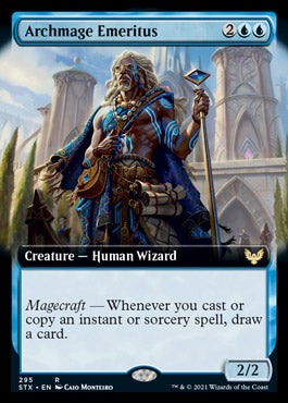 Archmage Emeritus (Extended Art) [Strixhaven: School of Mages] | Galaxy Games LLC