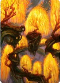 Grove of the Burnwillows Art Card [Zendikar Rising Art Series] | Galaxy Games LLC